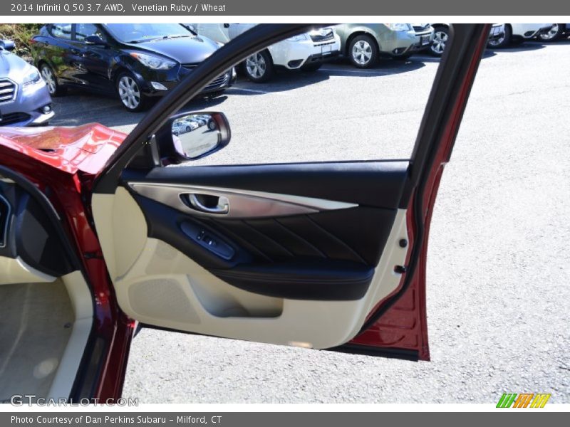 Venetian Ruby / Wheat 2014 Infiniti Q 50 3.7 AWD