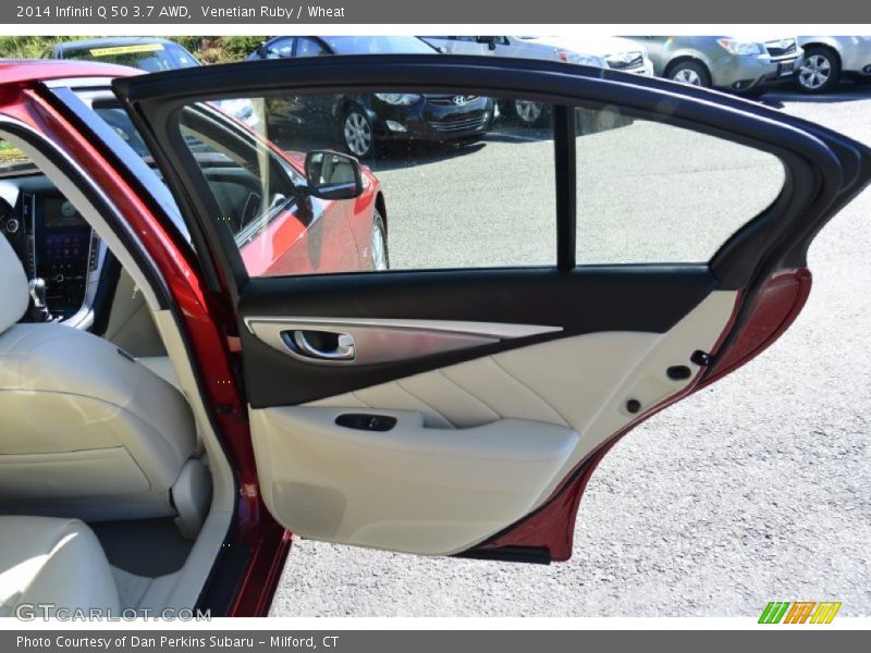 Venetian Ruby / Wheat 2014 Infiniti Q 50 3.7 AWD