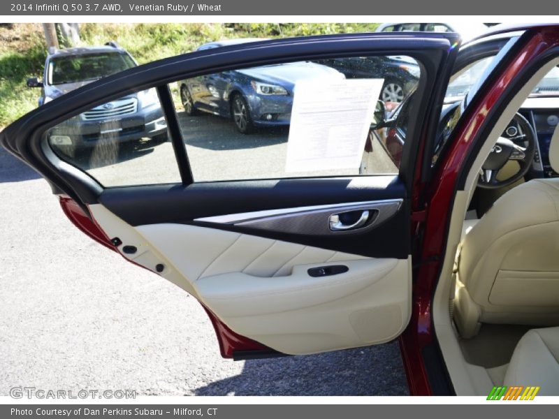 Venetian Ruby / Wheat 2014 Infiniti Q 50 3.7 AWD