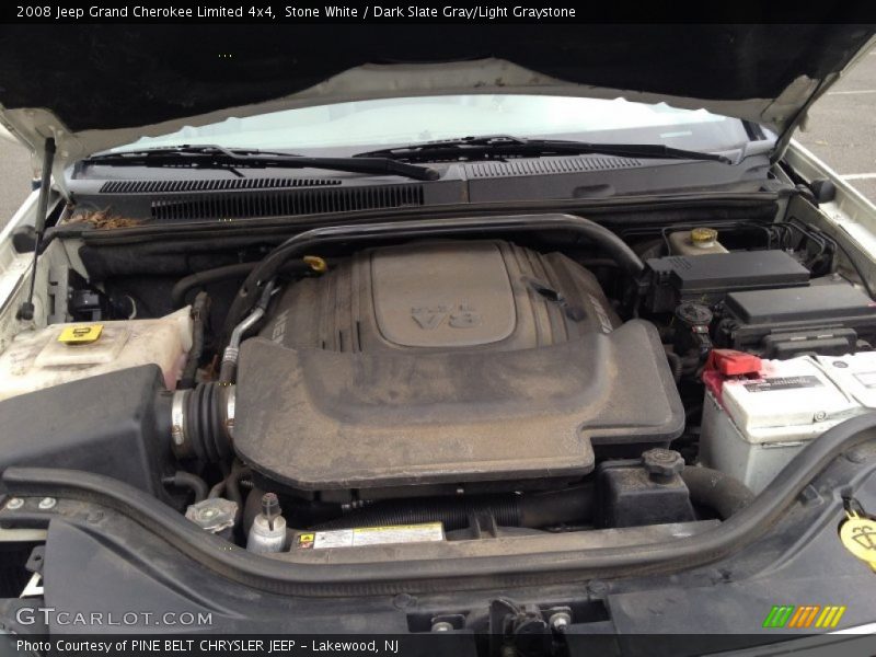 Stone White / Dark Slate Gray/Light Graystone 2008 Jeep Grand Cherokee Limited 4x4