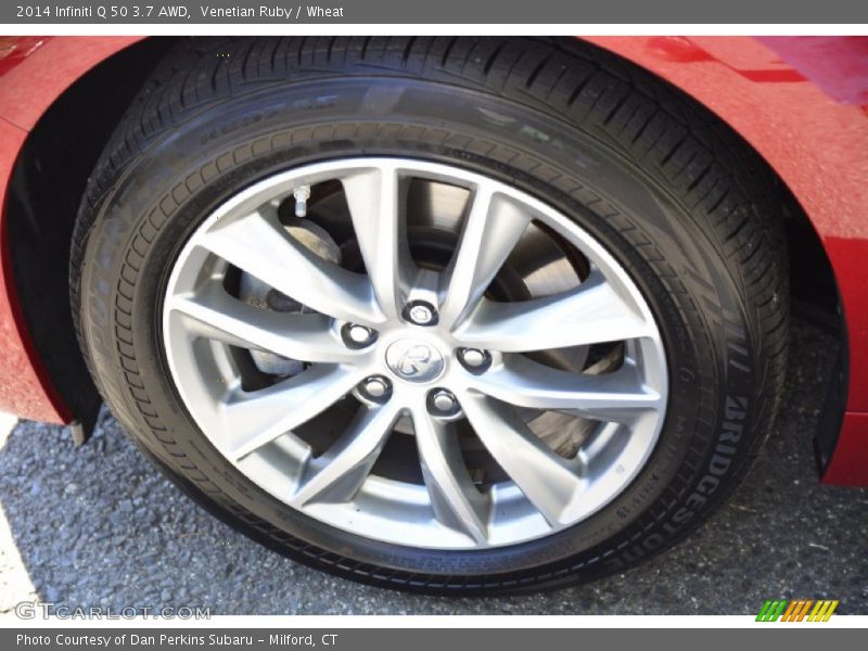 Venetian Ruby / Wheat 2014 Infiniti Q 50 3.7 AWD