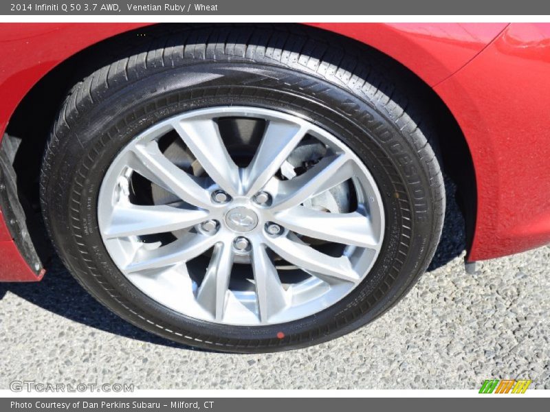 Venetian Ruby / Wheat 2014 Infiniti Q 50 3.7 AWD