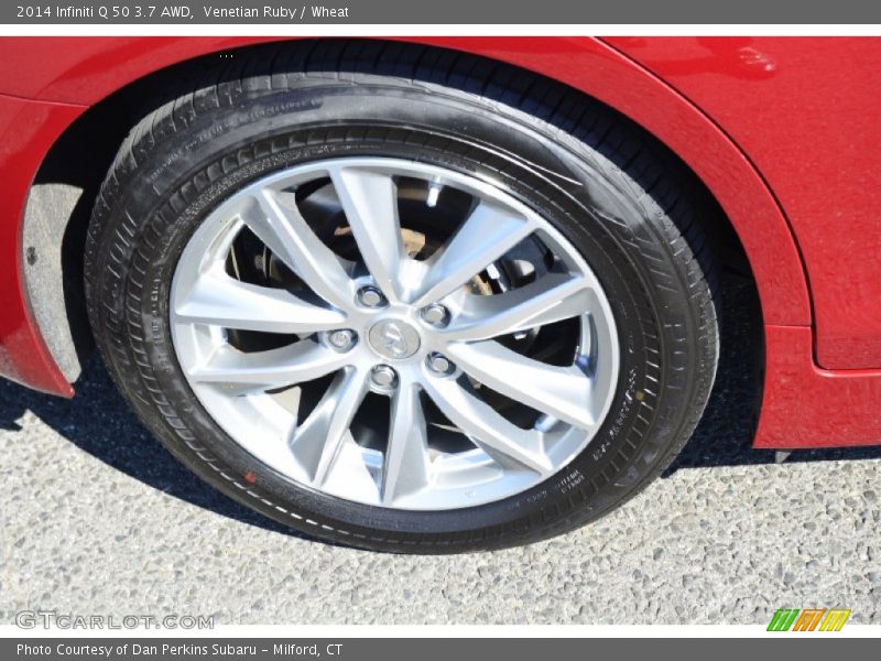 Venetian Ruby / Wheat 2014 Infiniti Q 50 3.7 AWD