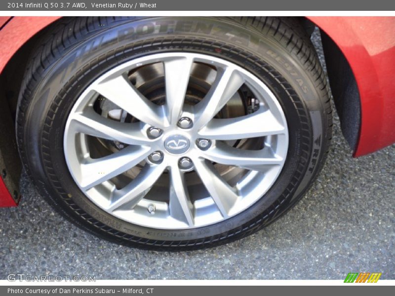 Venetian Ruby / Wheat 2014 Infiniti Q 50 3.7 AWD