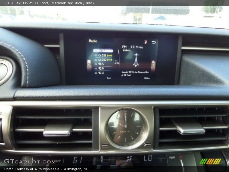 Matador Red Mica / Black 2014 Lexus IS 250 F Sport
