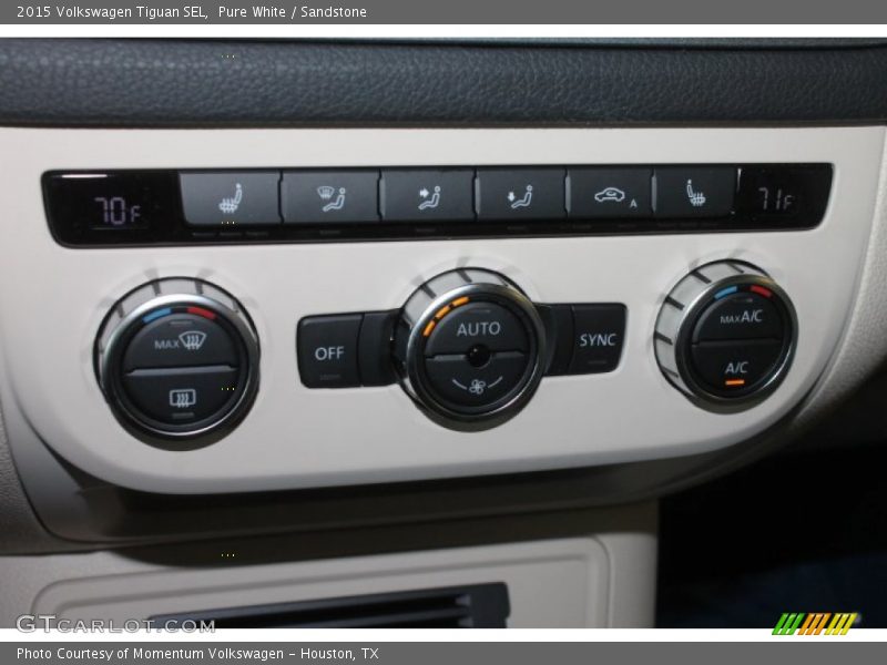 Controls of 2015 Tiguan SEL