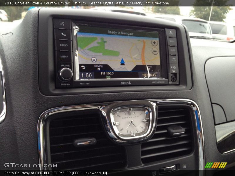 Navigation of 2015 Town & Country Limited Platinum