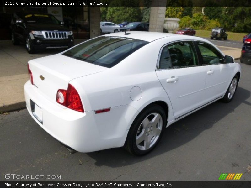 Summit White / Ebony 2010 Chevrolet Malibu LT Sedan