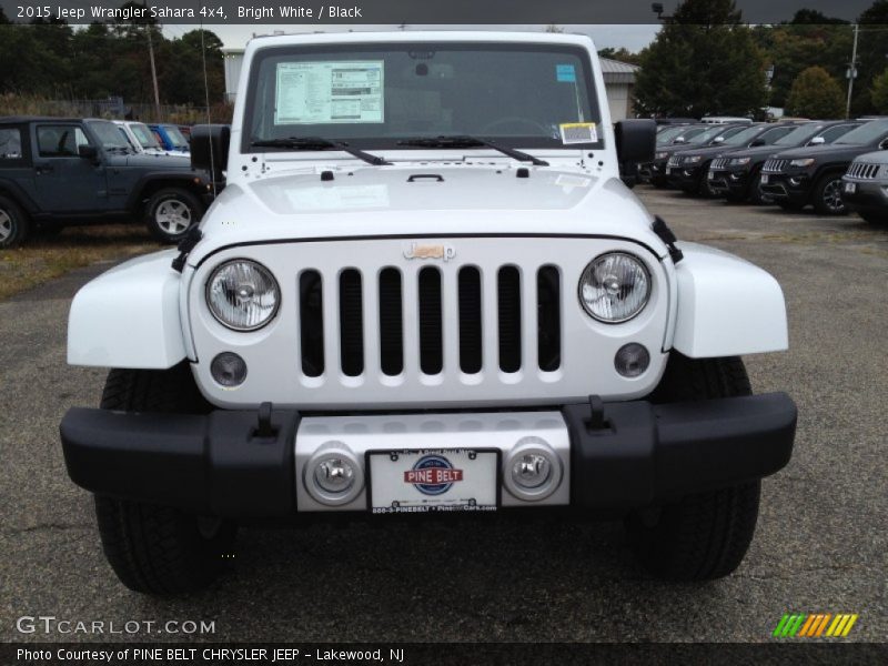 Bright White / Black 2015 Jeep Wrangler Sahara 4x4
