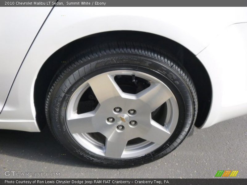 Summit White / Ebony 2010 Chevrolet Malibu LT Sedan