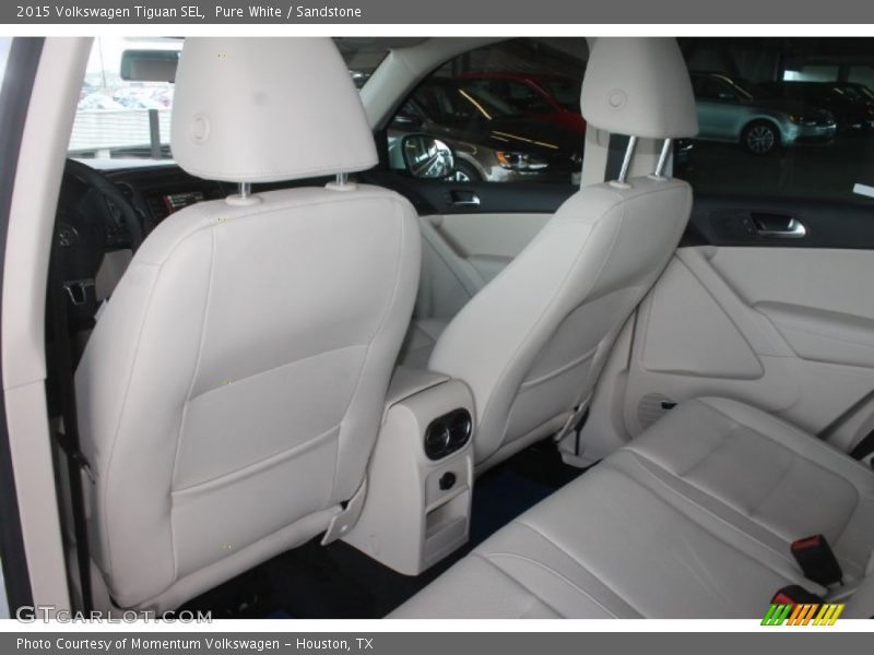 Pure White / Sandstone 2015 Volkswagen Tiguan SEL