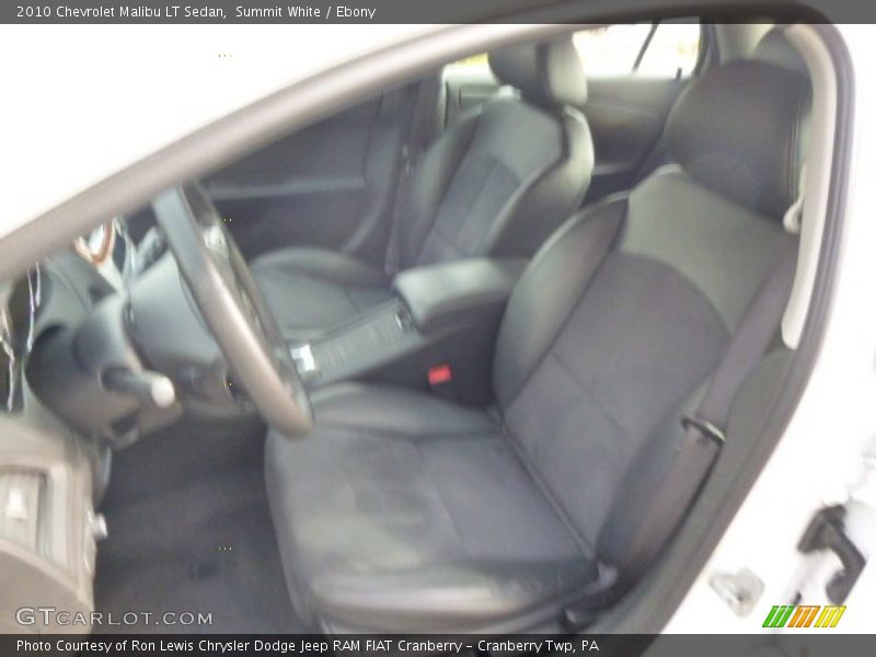 Summit White / Ebony 2010 Chevrolet Malibu LT Sedan