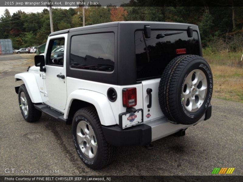 Bright White / Black 2015 Jeep Wrangler Sahara 4x4