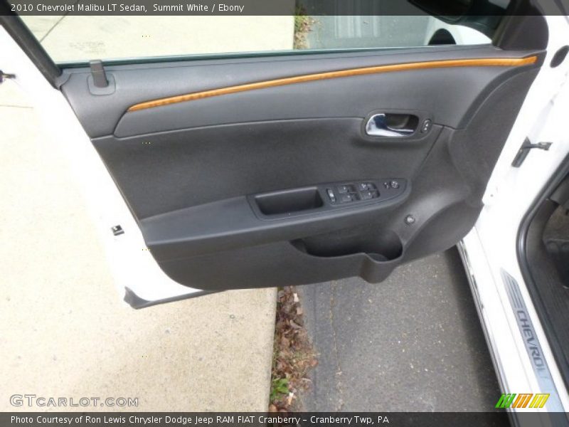 Summit White / Ebony 2010 Chevrolet Malibu LT Sedan