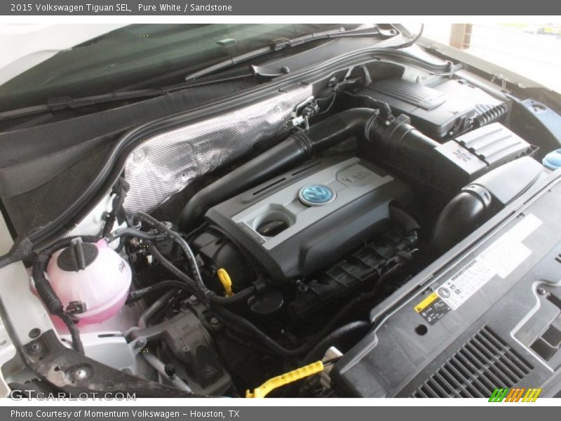 Pure White / Sandstone 2015 Volkswagen Tiguan SEL
