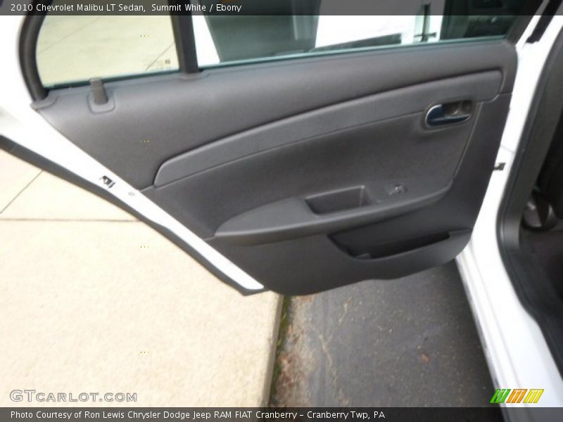 Summit White / Ebony 2010 Chevrolet Malibu LT Sedan