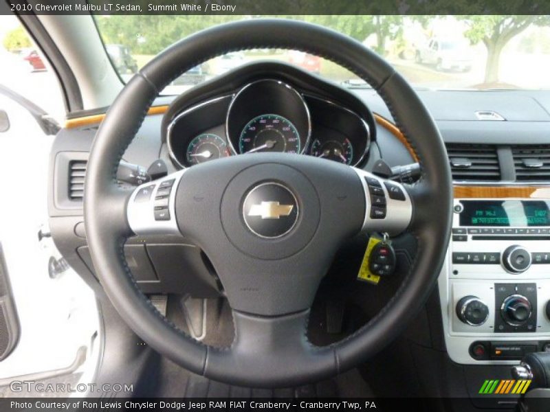 Summit White / Ebony 2010 Chevrolet Malibu LT Sedan