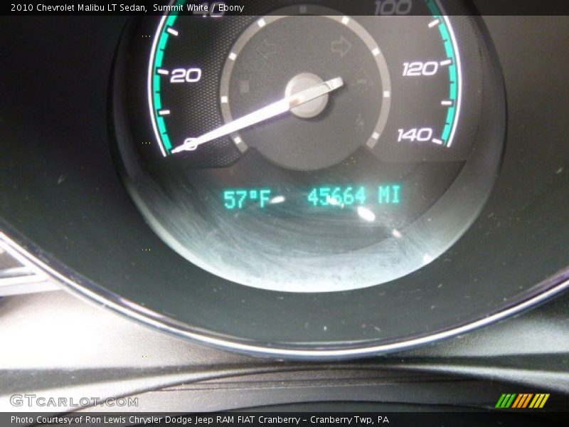 Summit White / Ebony 2010 Chevrolet Malibu LT Sedan