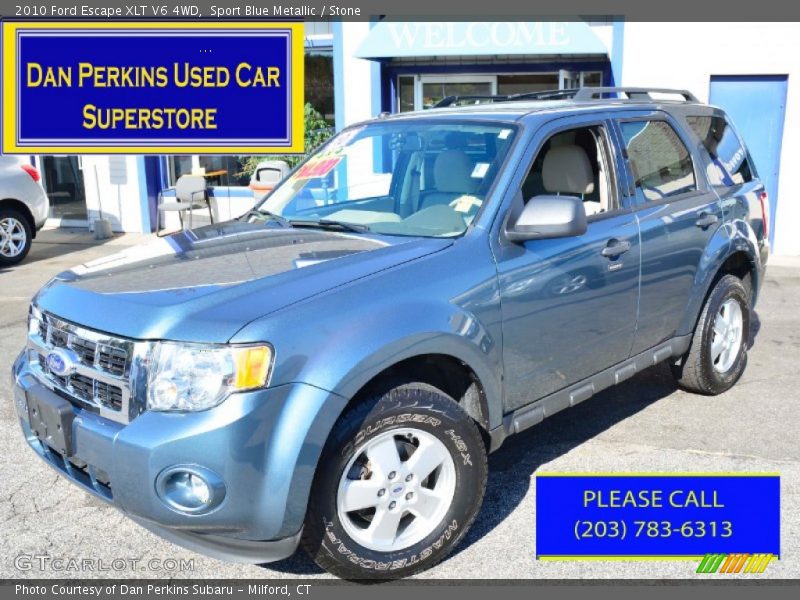 Sport Blue Metallic / Stone 2010 Ford Escape XLT V6 4WD