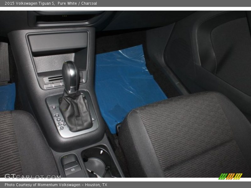 Pure White / Charcoal 2015 Volkswagen Tiguan S
