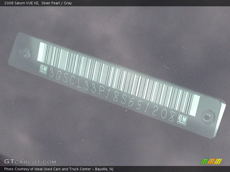 Silver Pearl / Gray 2008 Saturn VUE XE