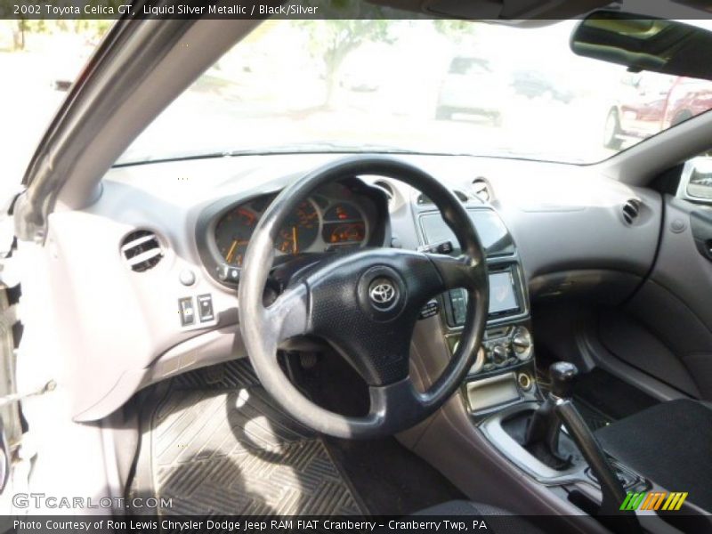 Liquid Silver Metallic / Black/Silver 2002 Toyota Celica GT