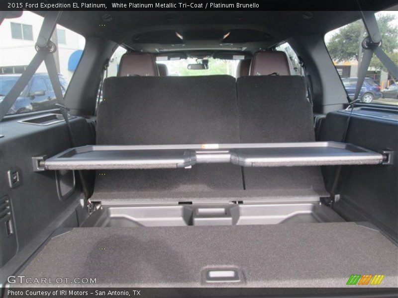 White Platinum Metallic Tri-Coat / Platinum Brunello 2015 Ford Expedition EL Platinum