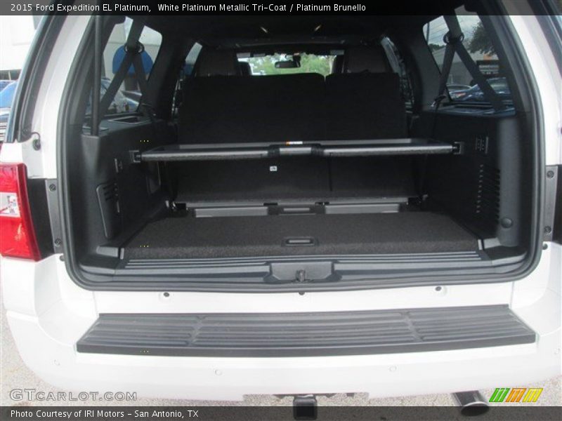 White Platinum Metallic Tri-Coat / Platinum Brunello 2015 Ford Expedition EL Platinum