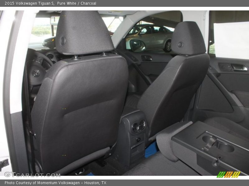 Pure White / Charcoal 2015 Volkswagen Tiguan S