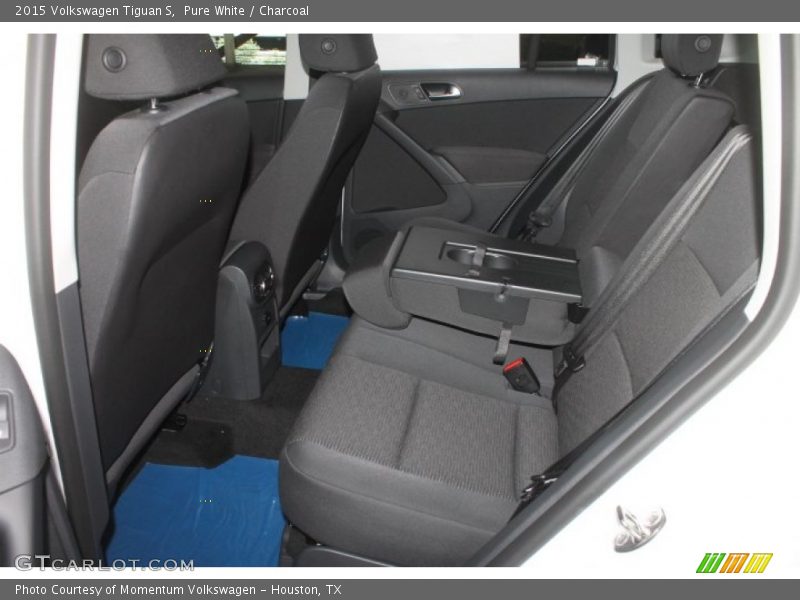 Pure White / Charcoal 2015 Volkswagen Tiguan S