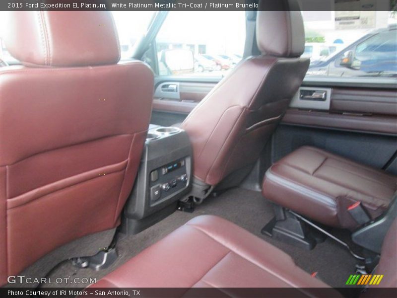 White Platinum Metallic Tri-Coat / Platinum Brunello 2015 Ford Expedition EL Platinum