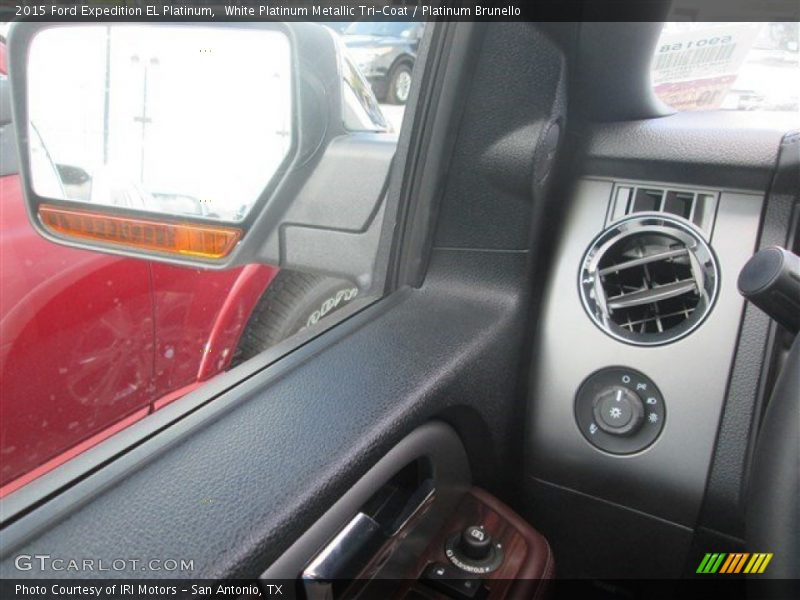 White Platinum Metallic Tri-Coat / Platinum Brunello 2015 Ford Expedition EL Platinum