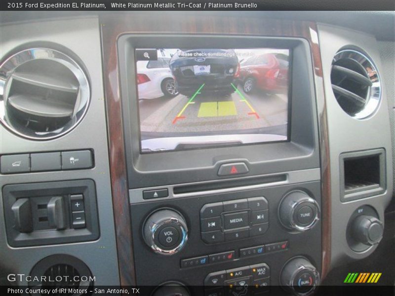 White Platinum Metallic Tri-Coat / Platinum Brunello 2015 Ford Expedition EL Platinum