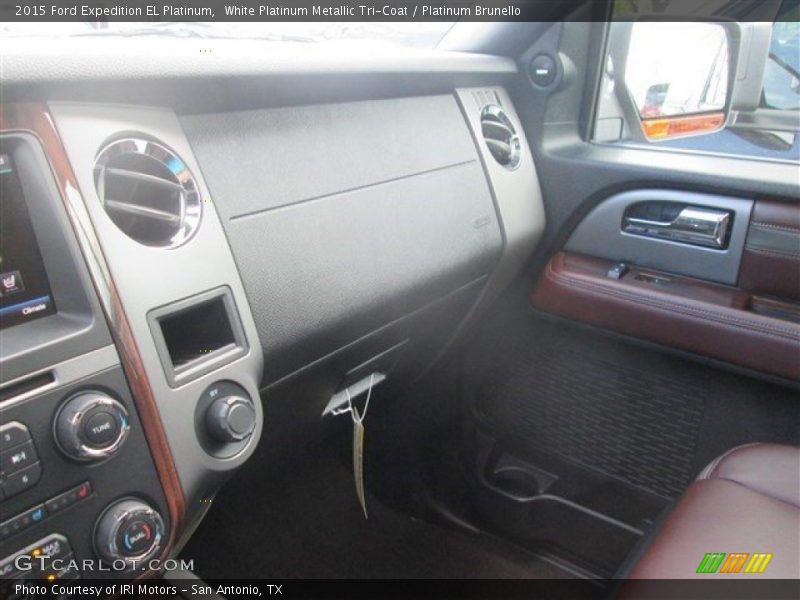 White Platinum Metallic Tri-Coat / Platinum Brunello 2015 Ford Expedition EL Platinum