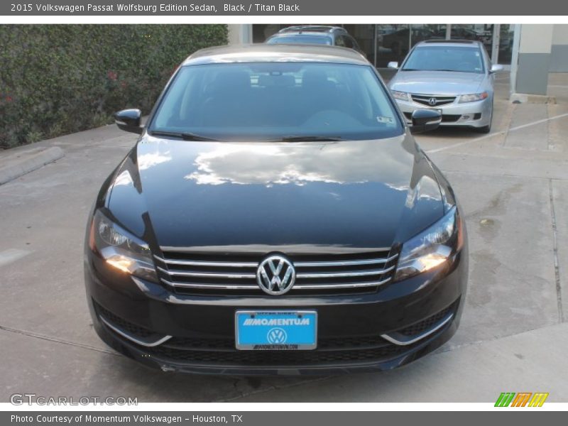 Black / Titan Black 2015 Volkswagen Passat Wolfsburg Edition Sedan