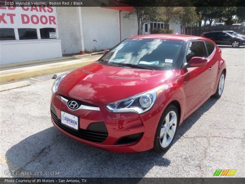 Boston Red / Black 2015 Hyundai Veloster