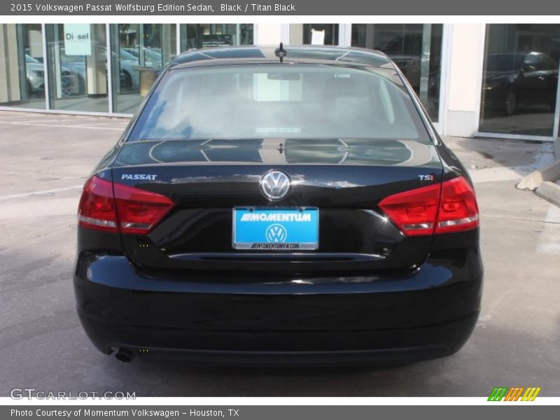 Black / Titan Black 2015 Volkswagen Passat Wolfsburg Edition Sedan