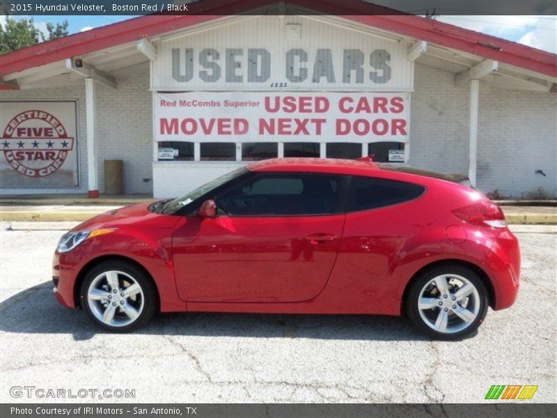 Boston Red / Black 2015 Hyundai Veloster