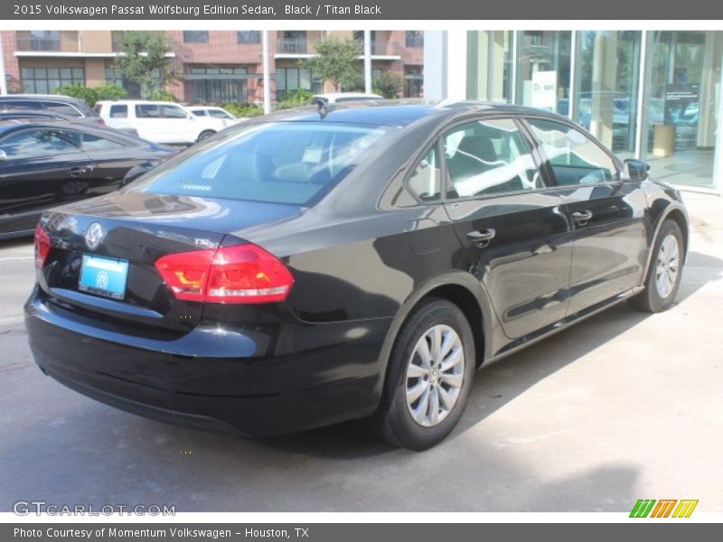 Black / Titan Black 2015 Volkswagen Passat Wolfsburg Edition Sedan