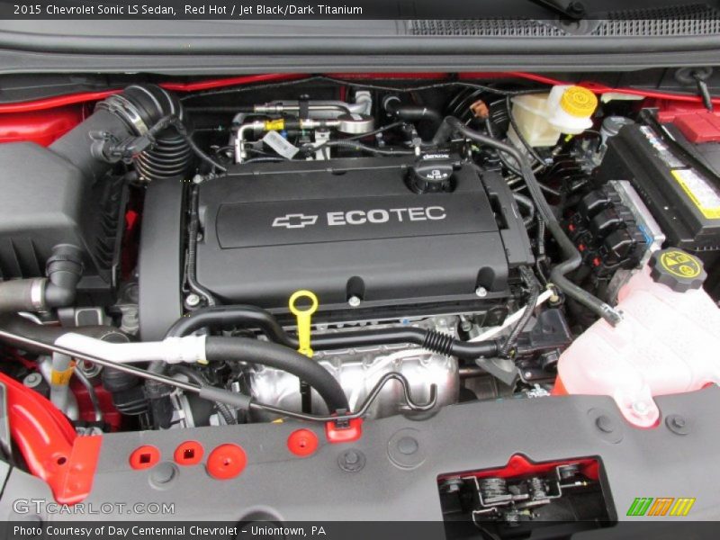  2015 Sonic LS Sedan Engine - 1.8 Liter DOHC 16-Valve VVT ECOTEC 4 Cylinder