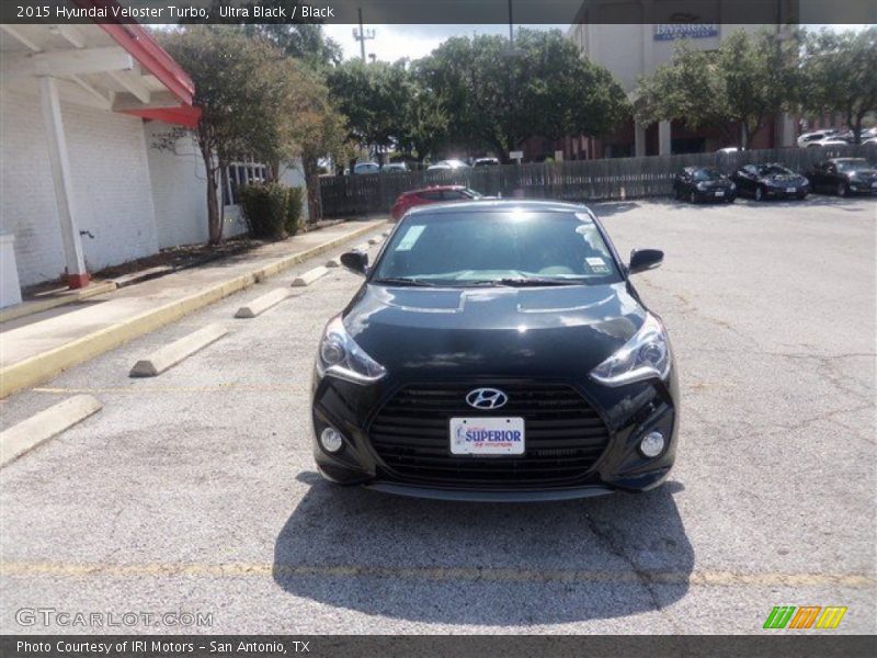 Ultra Black / Black 2015 Hyundai Veloster Turbo