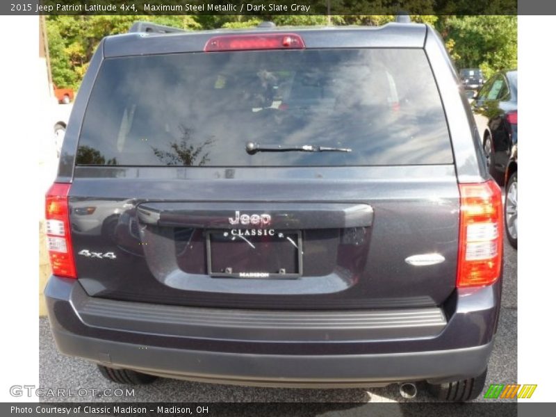 Maximum Steel Metallic / Dark Slate Gray 2015 Jeep Patriot Latitude 4x4