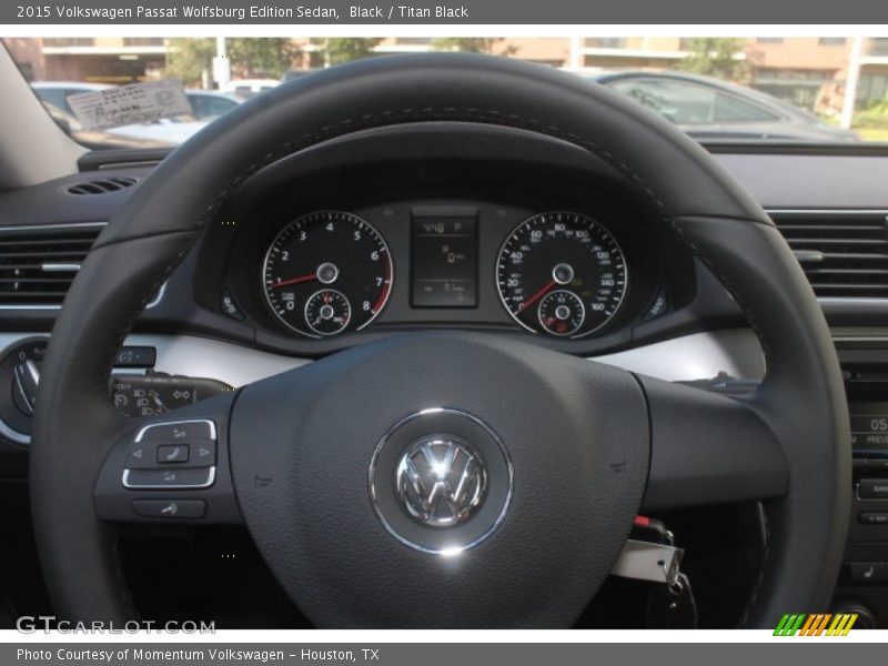 Black / Titan Black 2015 Volkswagen Passat Wolfsburg Edition Sedan