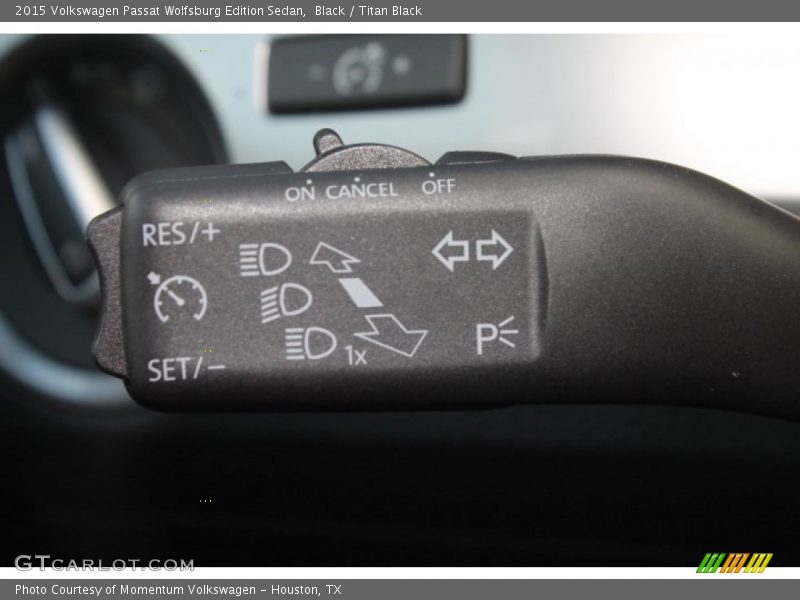 Controls of 2015 Passat Wolfsburg Edition Sedan
