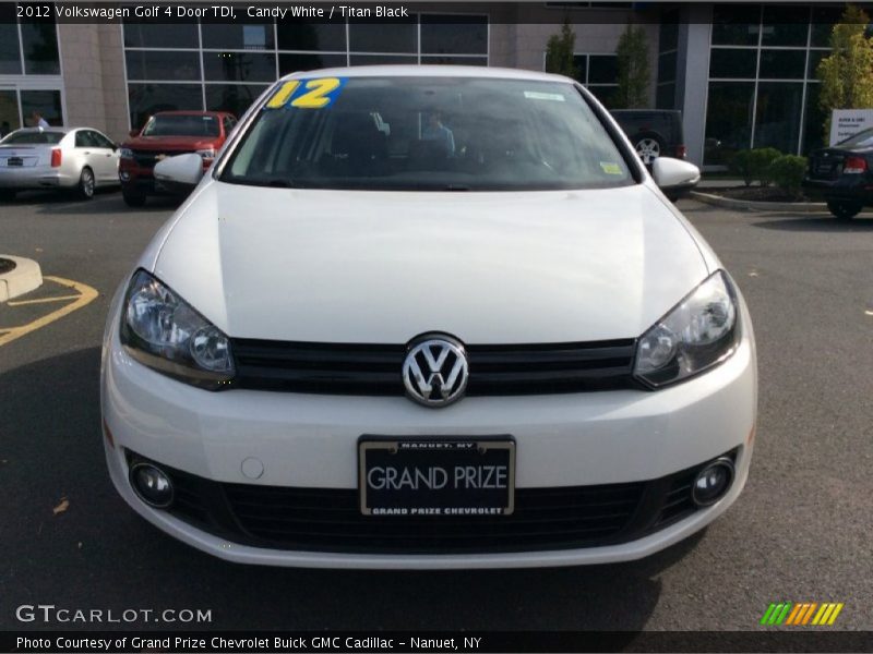 Candy White / Titan Black 2012 Volkswagen Golf 4 Door TDI