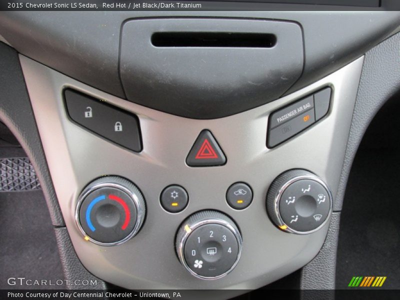 Controls of 2015 Sonic LS Sedan