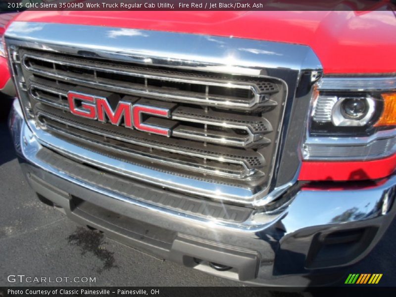 Fire Red / Jet Black/Dark Ash 2015 GMC Sierra 3500HD Work Truck Regular Cab Utility
