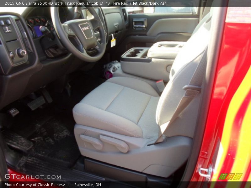 Fire Red / Jet Black/Dark Ash 2015 GMC Sierra 3500HD Work Truck Regular Cab Utility