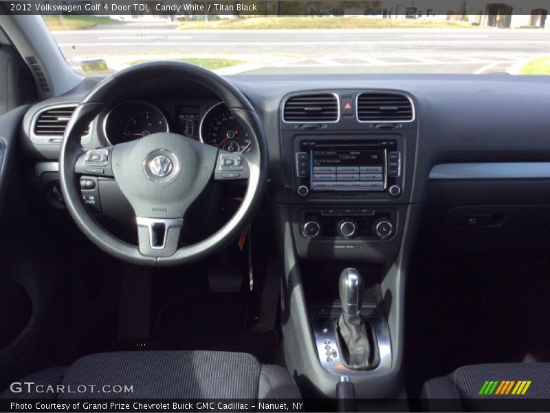 Candy White / Titan Black 2012 Volkswagen Golf 4 Door TDI