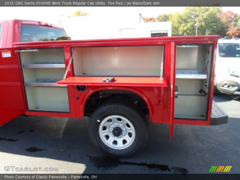 Fire Red / Jet Black/Dark Ash 2015 GMC Sierra 3500HD Work Truck Regular Cab Utility